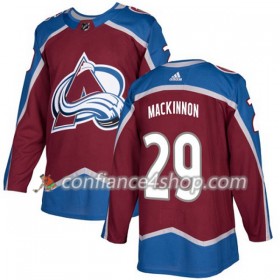 Adidas Maillot de Hockey Colorado Avalanche Nathan MacKinnon 29 2017-2018 Rouge Authentic - Homme